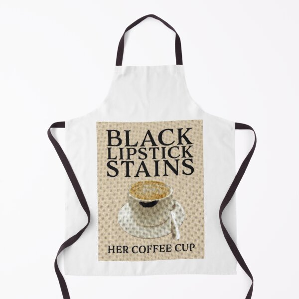 Item preview, Black lipstick stains her coffee cup designed and sold by ExistentialMex.