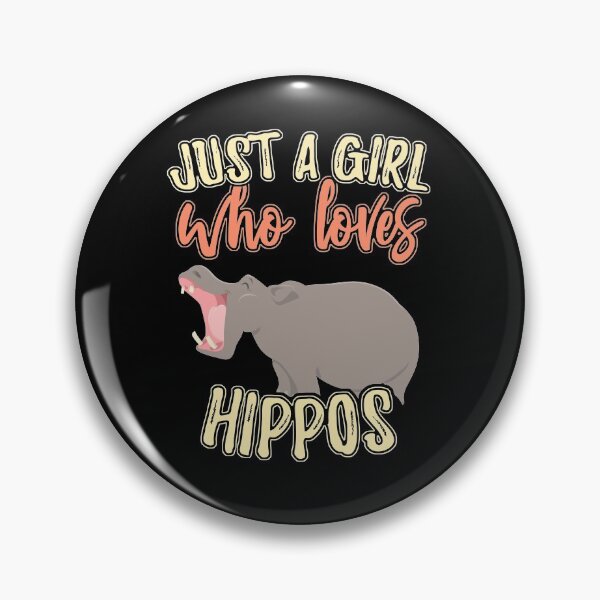 Item preview, Girl Loves Hippos designed and sold by VickyCloset.
