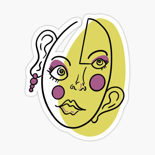 Item preview, Abstract Face  designed and sold by skymy444.