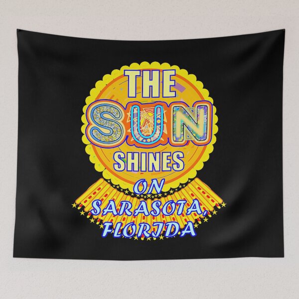 Item preview, Sarasota FL Sun Shines Florida Artful Sunshine designed and sold by artfulnotebook.