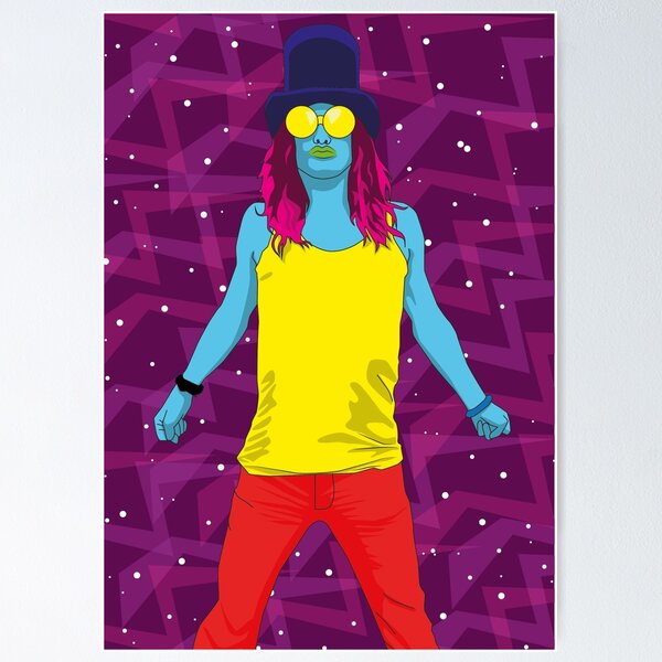 Item preview, rock singer in psychedelic drawing designed and sold by TheSk.