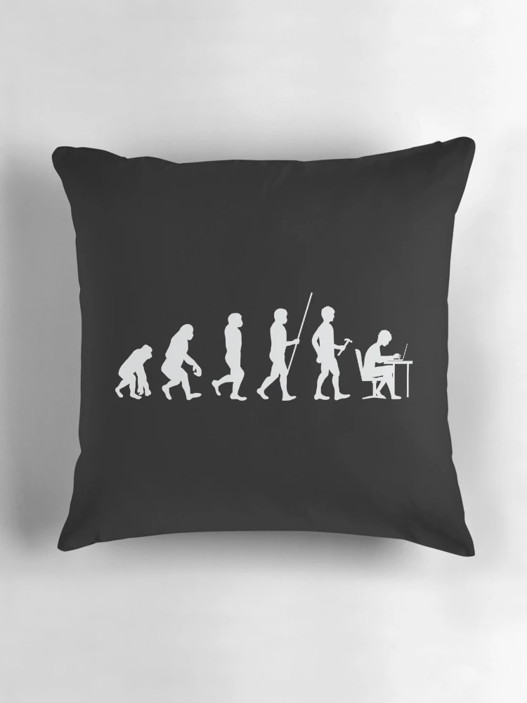 Thumbnail 3 of 4, Pillow, Programming Humanity Evolution designed and sold by Express YRSLF.