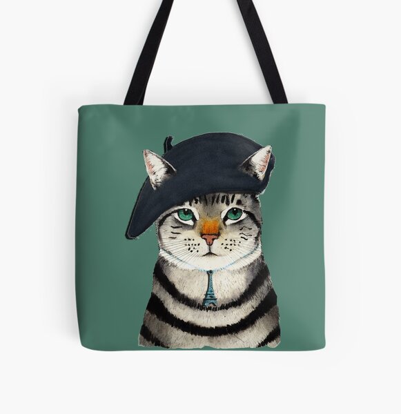 Vista previa del artículo con la obra «Paris Cat», diseñado y vendido por Dominique Ballada.