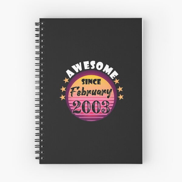 Item preview, Awesome Since February 2003 Birthday 2003 February Vintage designed and sold by minadebbieark.