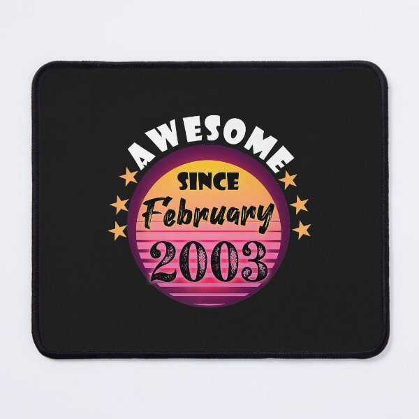 Item preview, Awesome Since February 2003 Birthday 2003 February Vintage designed and sold by minadebbieark.