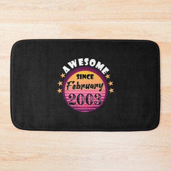 Item preview, Awesome Since February 2003 Birthday 2003 February Vintage designed and sold by minadebbieark.
