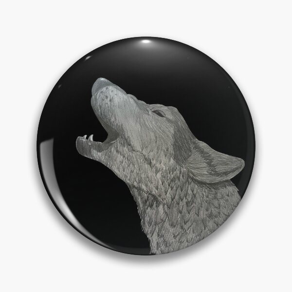 Item preview, Howling Wolf Sketch designed and sold by Lady-Lilac.