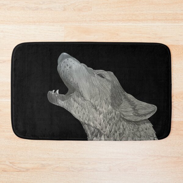 Item preview, Howling Wolf Sketch designed and sold by Lady-Lilac.