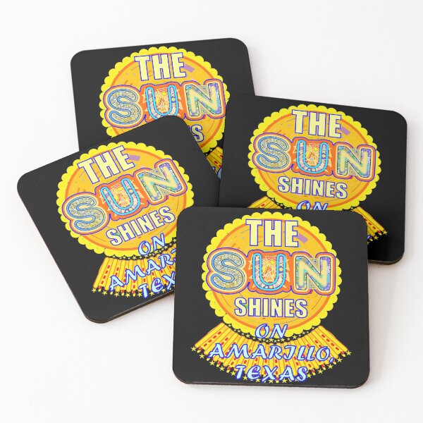 Item preview, Amarillo TX Sun Shines Texas Artful Sunshine designed and sold by artfulnotebook.