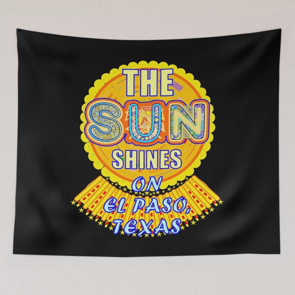 Item preview, El Paso TX Sun Shines Texas Artful Sunshine designed and sold by artfulnotebook.