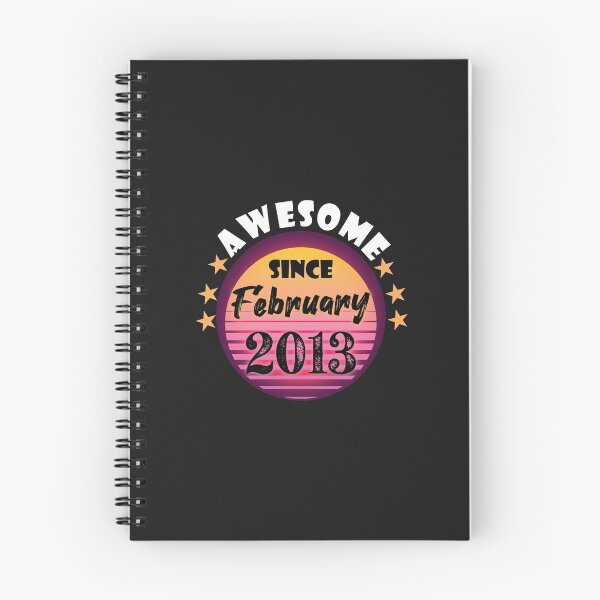 Item preview, Awesome Since February 2013 Birthday 2013 February Vintage designed and sold by minadebbieark.