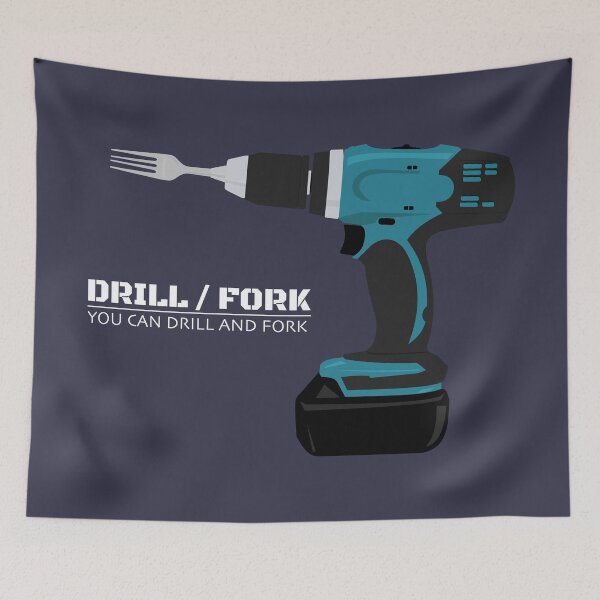 Item preview, Drill/Fork designed and sold by doctorheadly.
