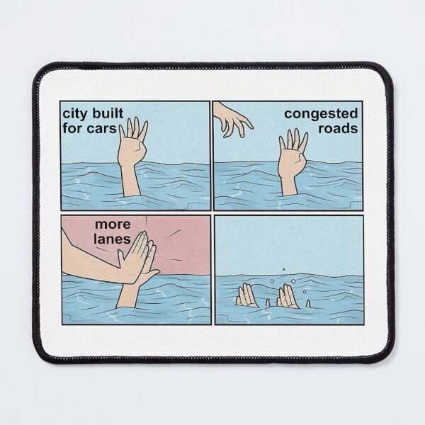 Item preview, Urban Planning Meme - Public Transport designed and sold by Picket Club.