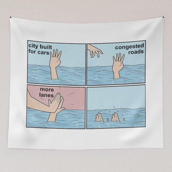 Item preview, Urban Planning Meme - Public Transport designed and sold by Picket Club.