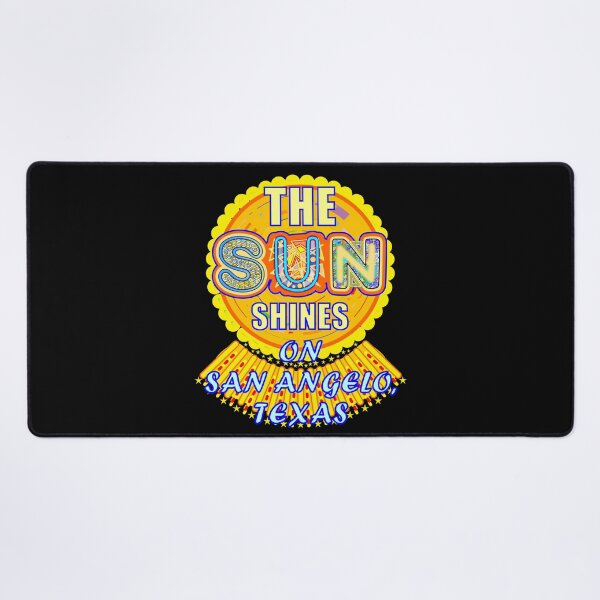 Item preview, San Angelo TX Sun Shines Texas Artful Sunshine designed and sold by artfulnotebook.