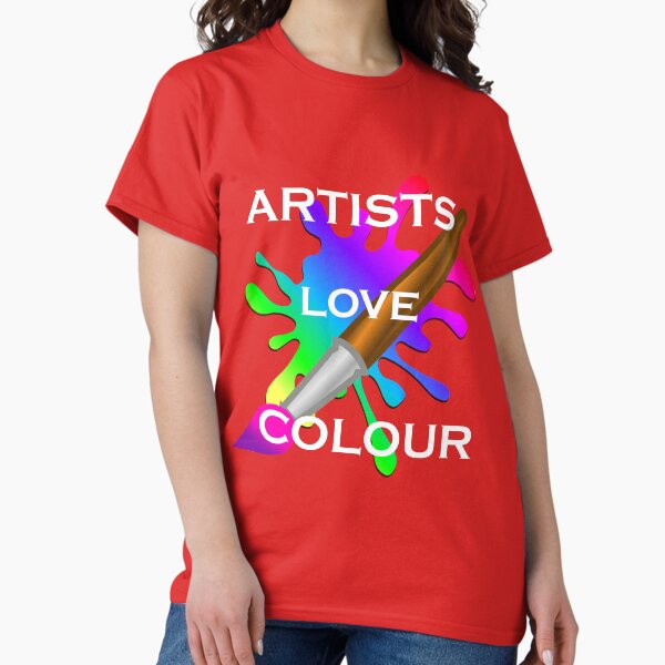 Item preview, Artists Love Colour - WHITE LETTERING - Spelling Larger English World designed and sold by Anthony Canali - Wimax - IQ: The Little Shop of Printables.