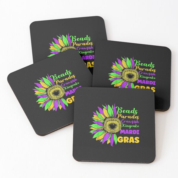 Item preview, Beads Parades Crawfish Kingcake Sunflower Mardi Gras Party designed and sold by minadebbieark.