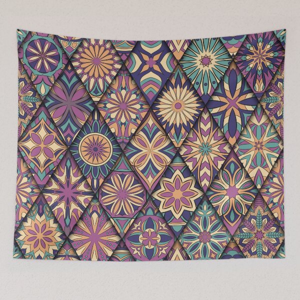 Item preview, Ethnic Mandala Floral Abstract designed and sold by pugmom4.
