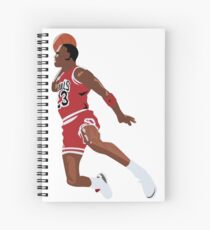 MJ Sticker Spiral Notebook
