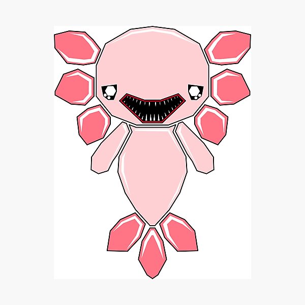 "HUGGY AXOLOTL, AXOLOTRITON" Photographic Print by ArmandoZarock Redbubble