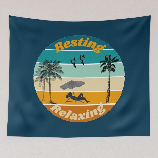 Item preview, Resting And Relaxing Retro designed and sold by Digitalme Designs.