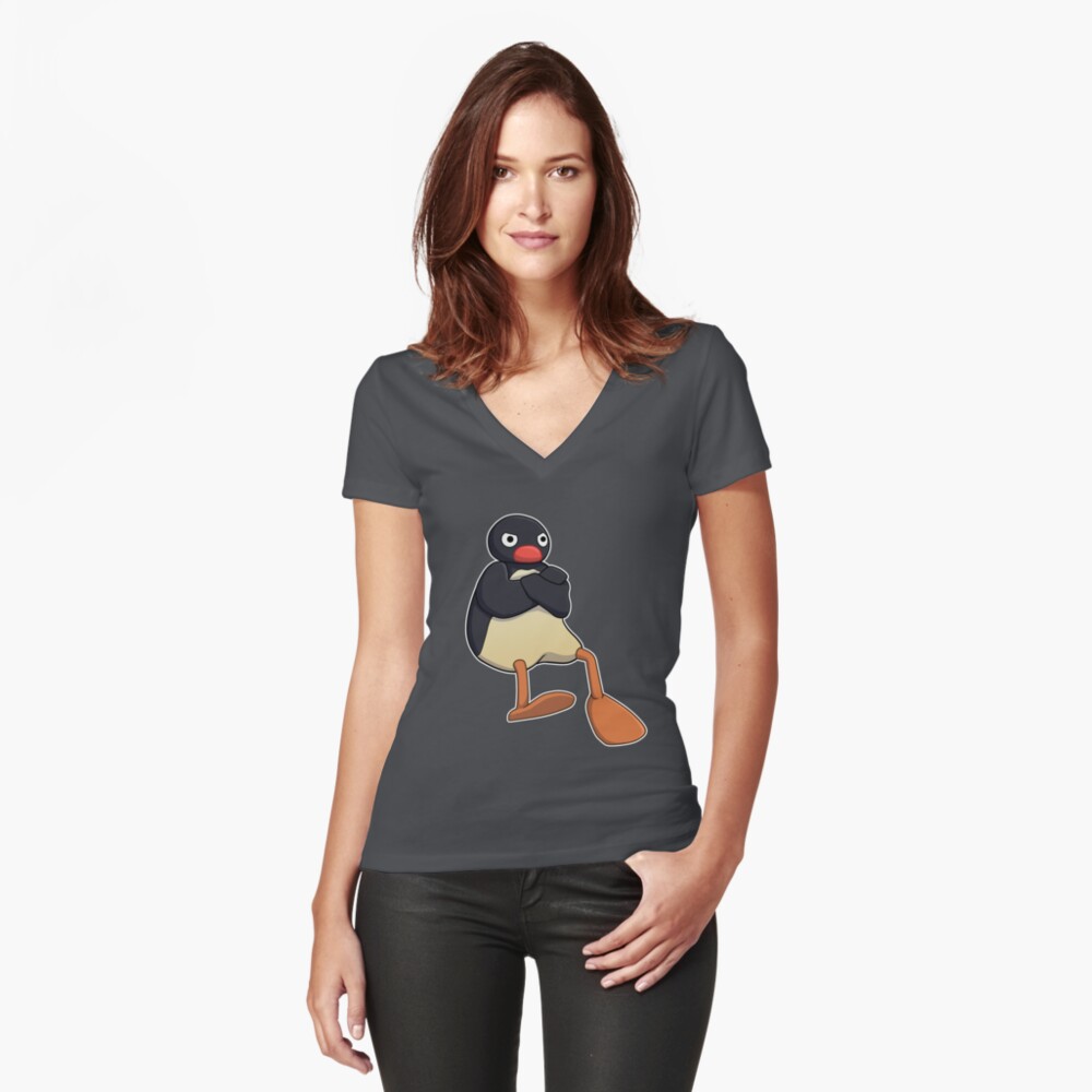Vista previa del artículo con la obra «Camiseta entallada de cuello en V», diseñado y vendido por HybridDragoness.