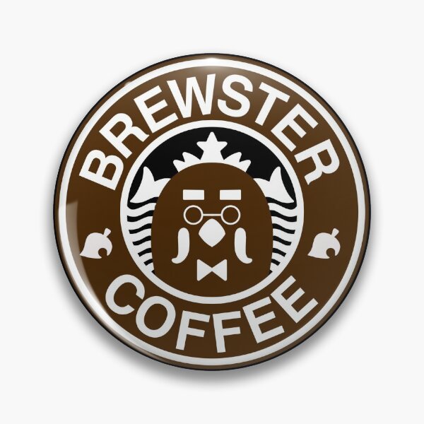 Item preview, Brewster Coffee Retro Logo designed and sold by takenoko-3.