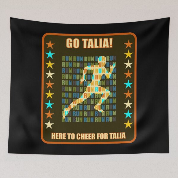 Item preview, Go Talia Runner Support Fan Here to Cheer Favorite Athlete designed and sold by artfulnotebook.