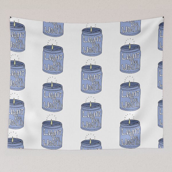 Item preview, Light The World Candle Doodle designed and sold by FashionN5.