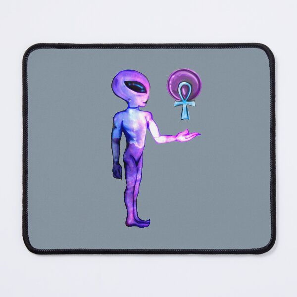 Item preview, Galaxy Gray with Ankh designed and sold by Gray Alien Art.