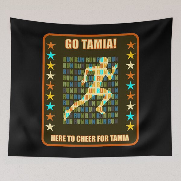 Item preview, Go Tamia Runner Support Fan Here to Cheer Favorite Athlete designed and sold by artfulnotebook.
