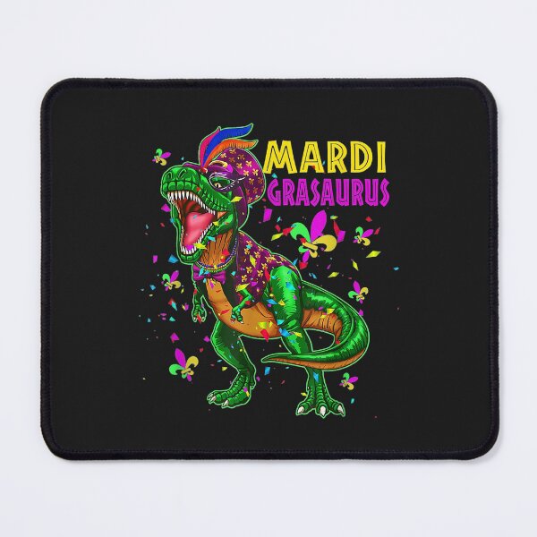 Item preview, Dinosaur T Rex Mardi Gras Shirt for Boys Shirt Party Gift designed and sold by minadebbieark.