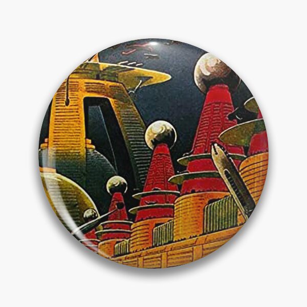Item preview, Atomic City Vintage Poster, Art Deco Poster, science fiction poster, futuristic poster,  designed and sold by Nostrathomas66.