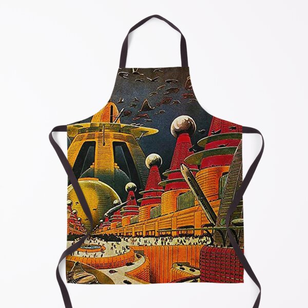 Item preview, Atomic City Vintage Poster, Art Deco Poster, science fiction poster, futuristic poster,  designed and sold by Nostrathomas66.