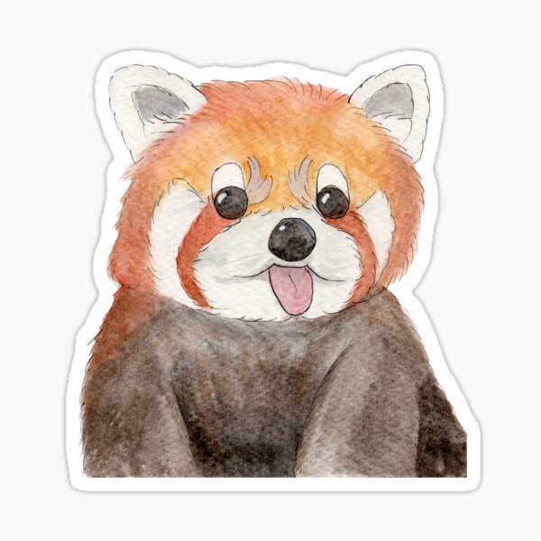 Item preview, Red Panda designed and sold by Art by Kathleen Stuart.