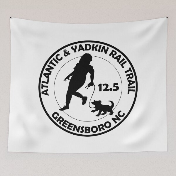 Item preview, Atlantic and Yadkin Rail Trail Greensboro NC Dog Walk designed and sold by leepymock.