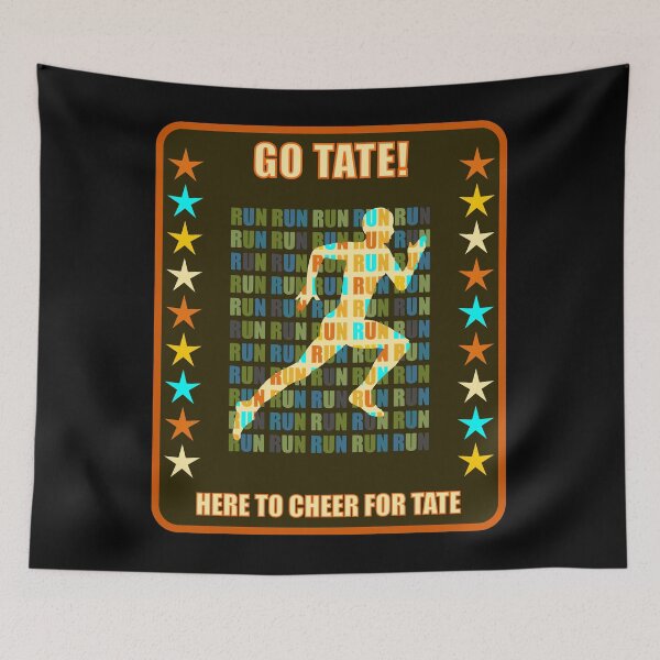 Item preview, Go Tate Runner Support Fan Here to Cheer Favorite Athlete designed and sold by artfulnotebook.