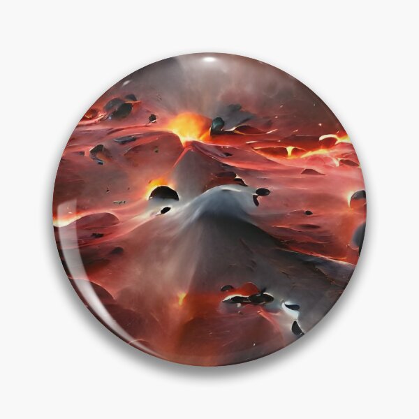 Item preview, “Interstellar Eruption - parallax volcanic” designed and sold by DLYANofficial.