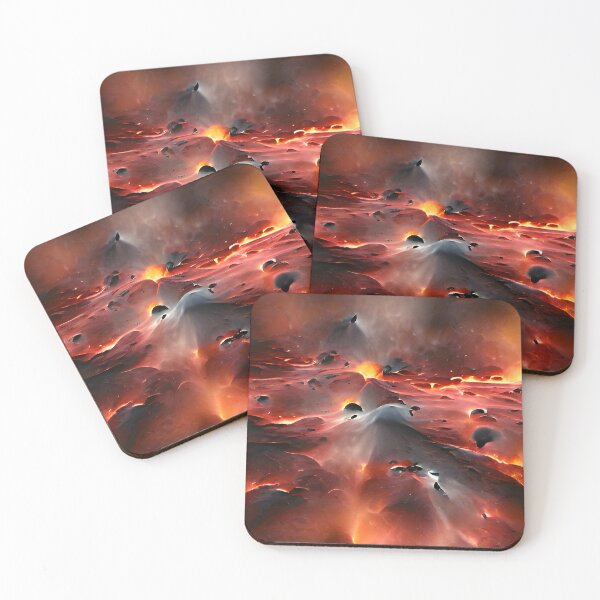 Item preview, “Interstellar Eruption - parallax volcanic” designed and sold by DLYANofficial.