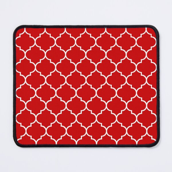 Item preview, Red White Quatrefoil designed and sold by starrylite.
