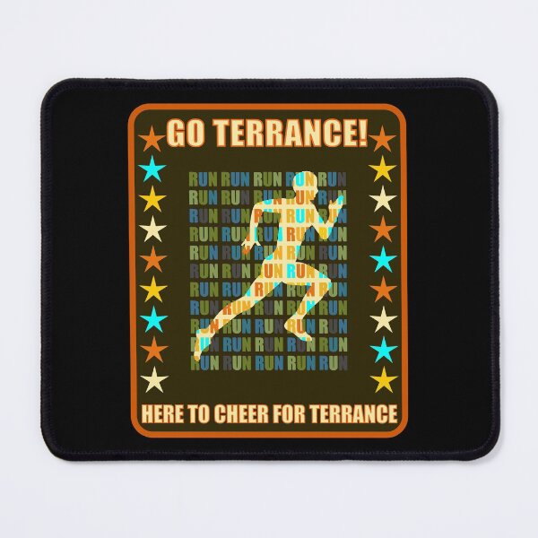 Item preview, Go Terrance Runner Support Fan Here to Cheer Favorite Athlete designed and sold by artfulnotebook.