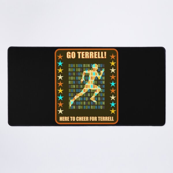 Item preview, Go Terrell Runner Support Fan Here to Cheer Favorite Athlete designed and sold by artfulnotebook.