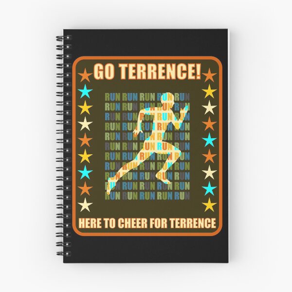 Item preview, Go Terrence Runner Support Fan Here to Cheer Favorite Athlete designed and sold by artfulnotebook.