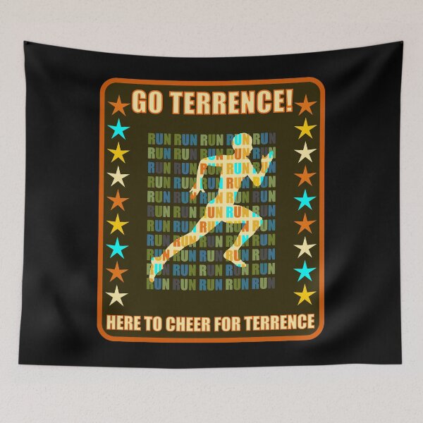 Item preview, Go Terrence Runner Support Fan Here to Cheer Favorite Athlete designed and sold by artfulnotebook.