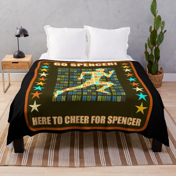 Item preview, Go Spencer Runner Support Fan Here to Cheer Favorite Athlete designed and sold by artfulnotebook.