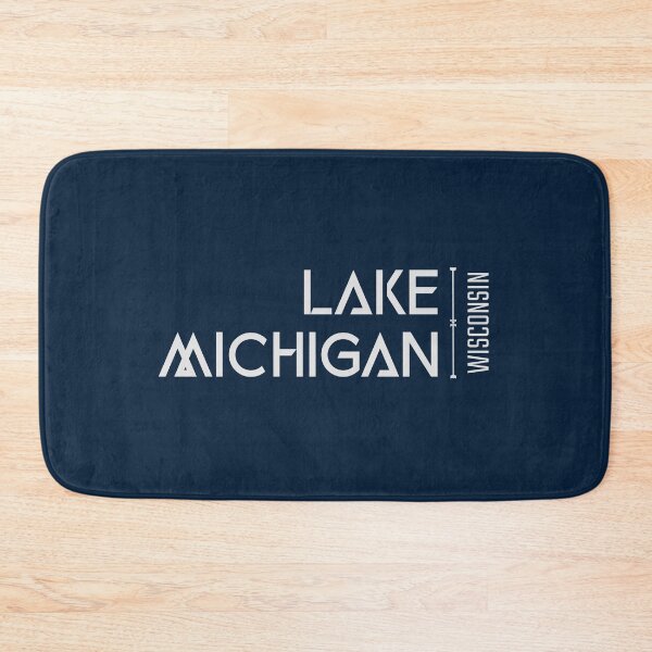 Item preview, Lake Michigan Wisconsin USA Gray Lettering Design designed and sold by Eleven-K.