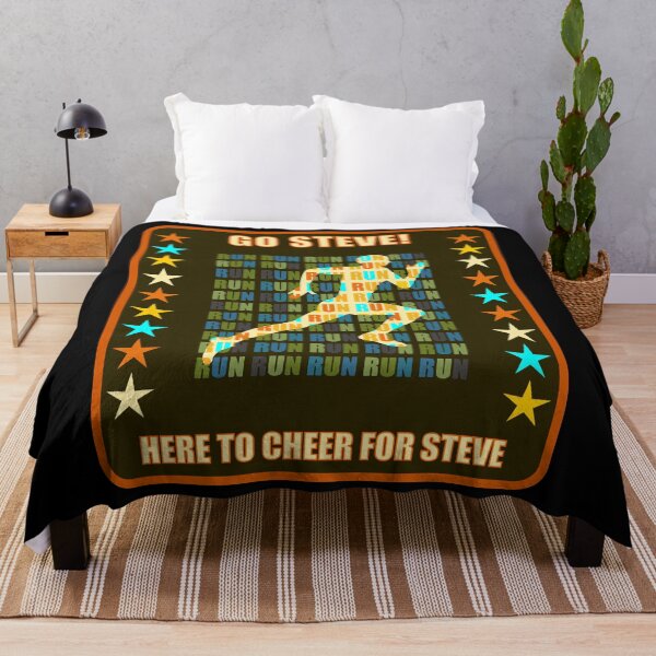 Item preview, Go Steve Runner Support Fan Here to Cheer Favorite Athlete designed and sold by artfulnotebook.