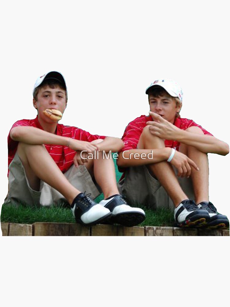 "Justin Thomas Jordan Spieth BFFL Goals" Sticker by amandagolf59