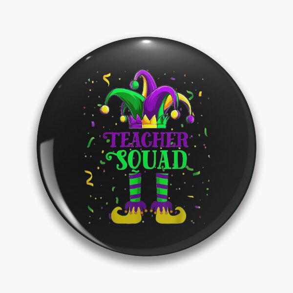 Item preview, Funny Jester Teacher Squad Family Matching Mardi Gras Parade designed and sold by minadebbieark.