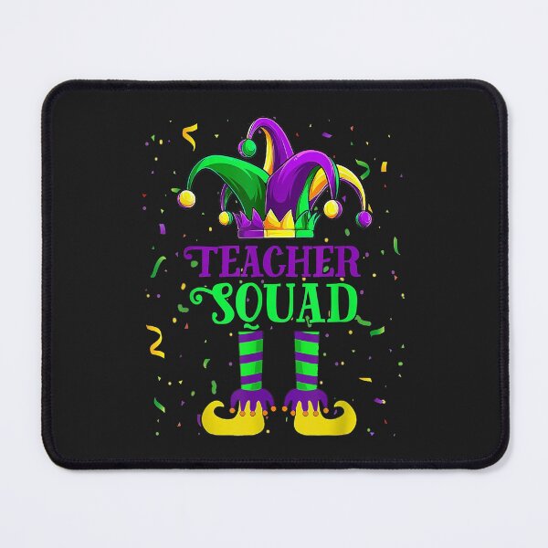Item preview, Funny Jester Teacher Squad Family Matching Mardi Gras Parade designed and sold by minadebbieark.
